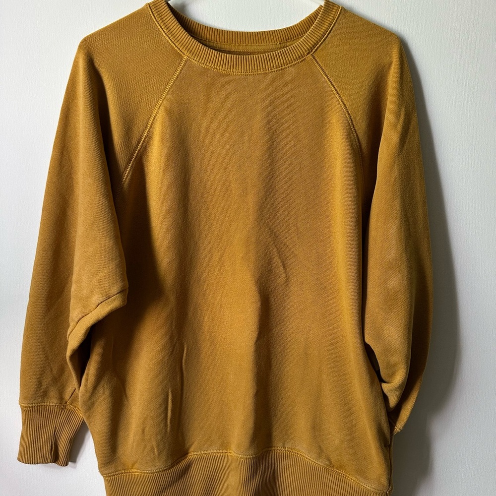 Aerie Mustard Yellow Sweatshirt